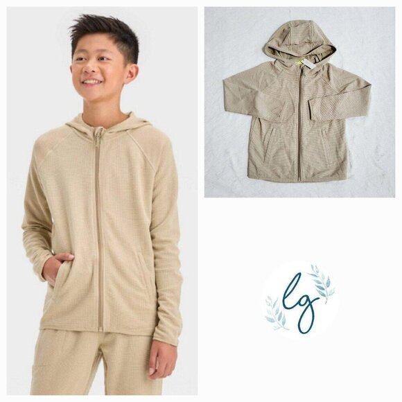 All In Motion Boys' Waffle Hooded Sweatshirt (XL) 4KIDM-BN - Picture 1 of 4